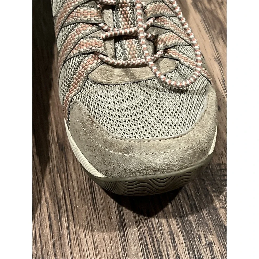 Dansko Honor Womens Sneakers Walking Shoes Suede Mesh Bungee Lace Up Tan 38